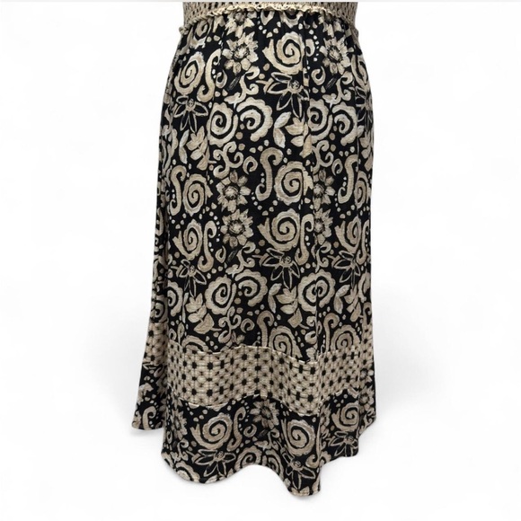 Cato Smocked Boho Maxi Dress Plus Size 18W/20W Cottagecore Boho Indie Summer - Picture 3 of 9